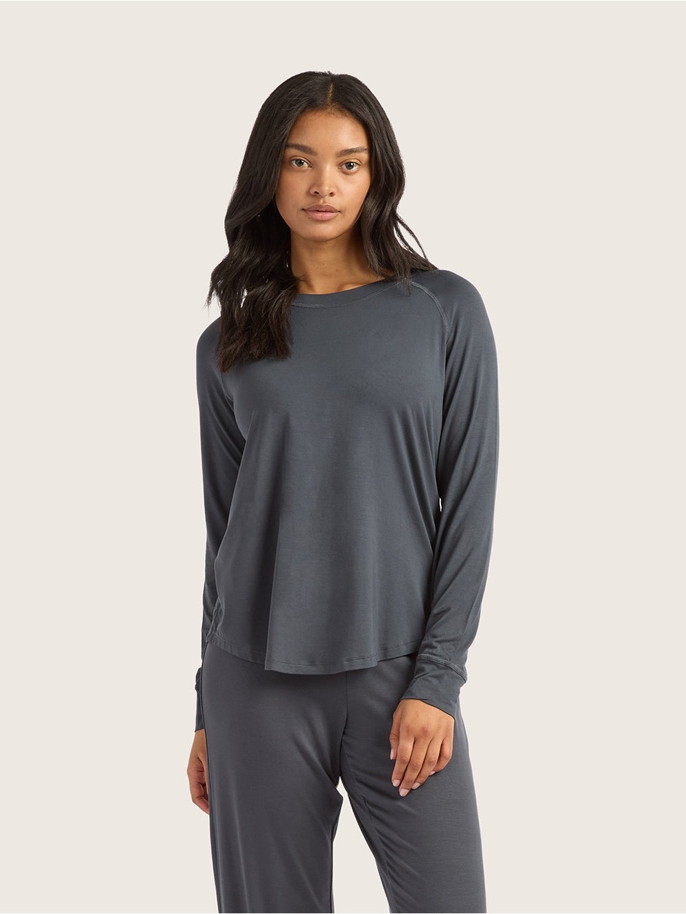 Goodnight Raglan sleep shirt